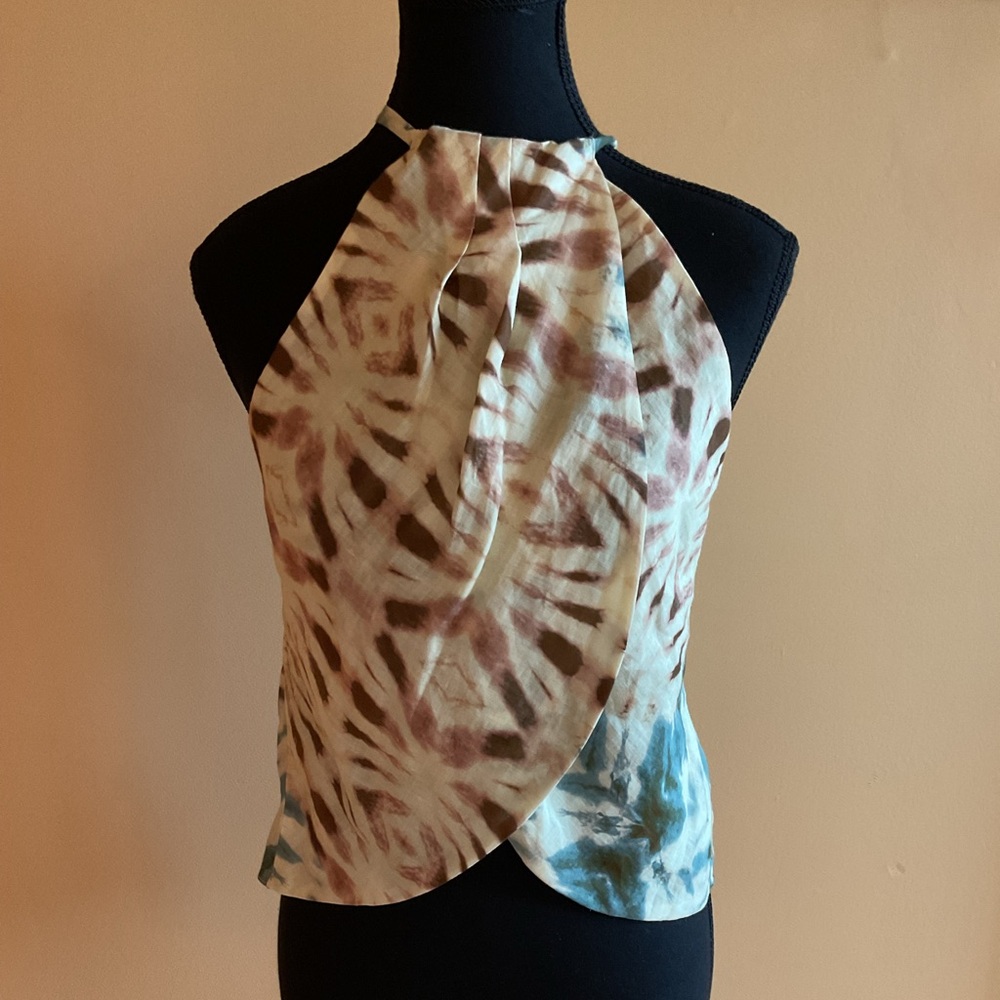 ZARA Tie-Dye Halter Top size S BNWT